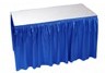4' long table with 30'' (h) skirt
